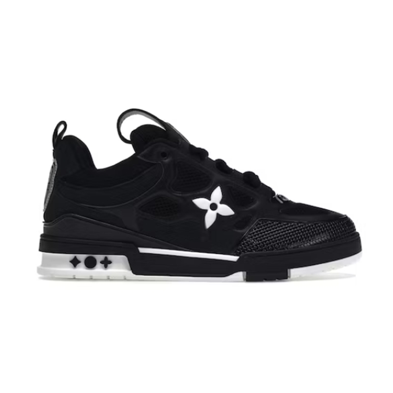 芯片 Skate Sneaker Black White