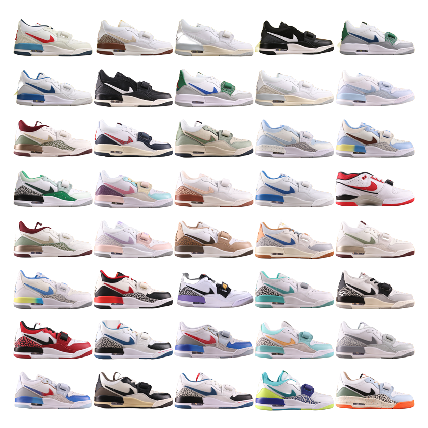 Jordan Legacy 312 Low White University Red