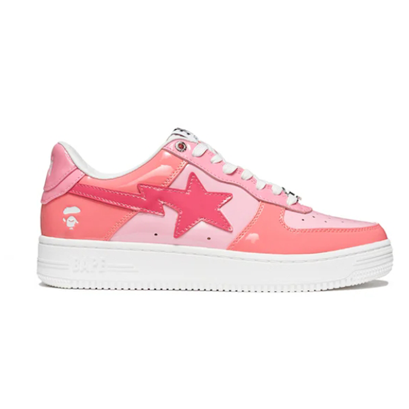 A Bathing Ape B**e Sta Low Color Camo Combo Pink Casual sneakers www.yupooz.com