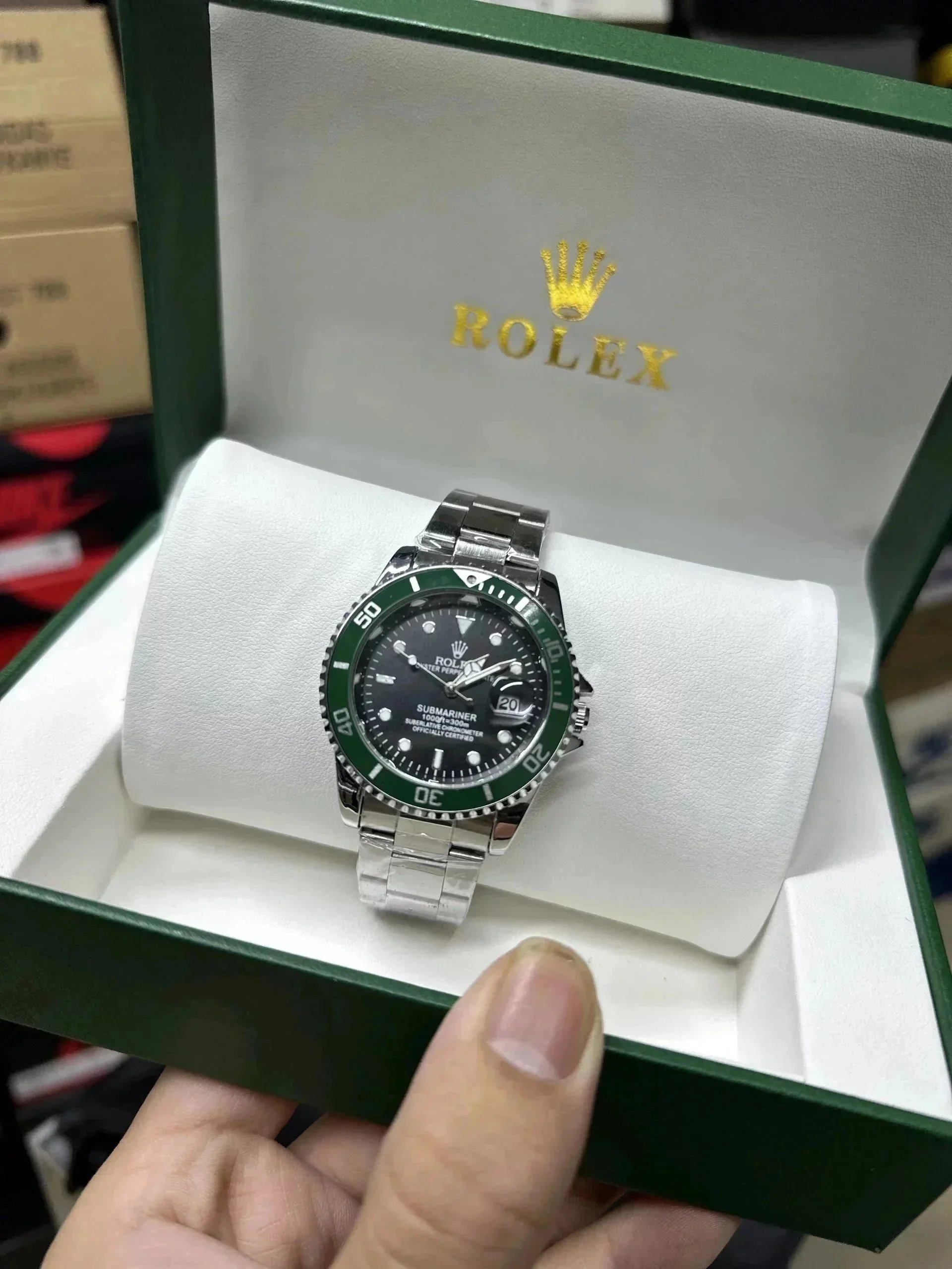 Rolex Submariner Green Ceramic Hulk 116610Lv