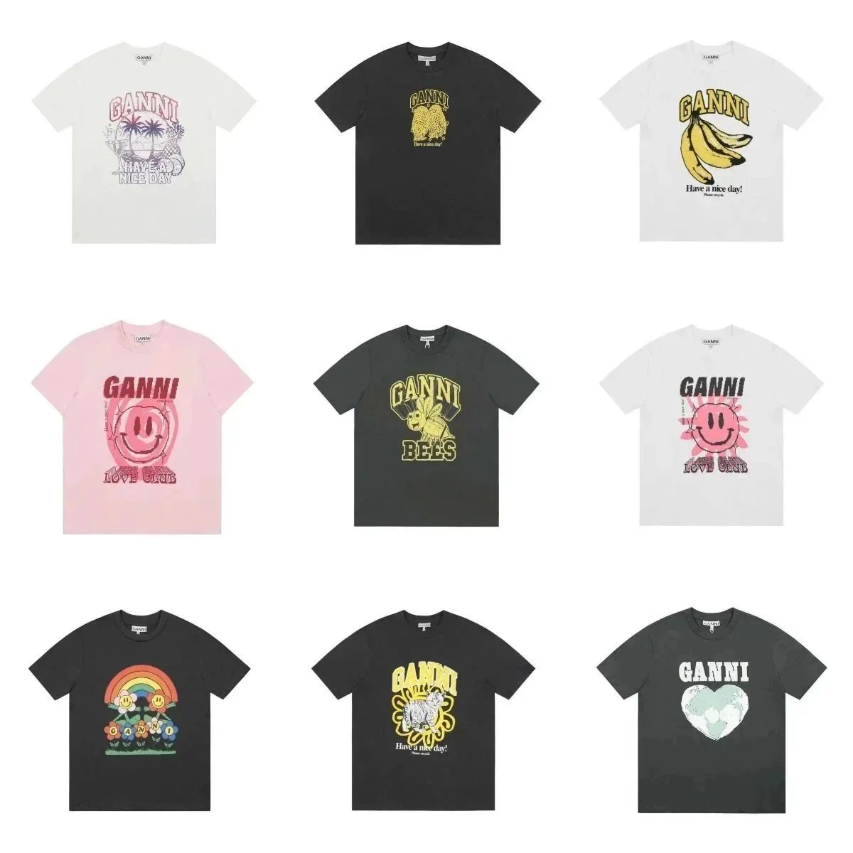 Ganni Cotton T-Shirt