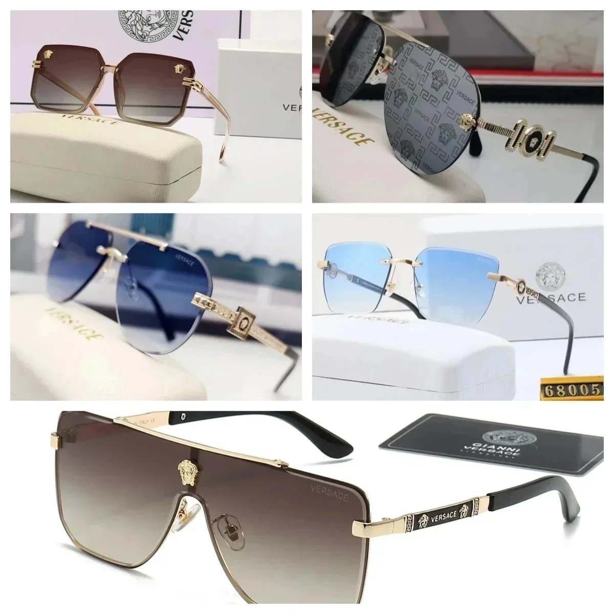 Versace VE1134 Ocean Brown Sunglasses