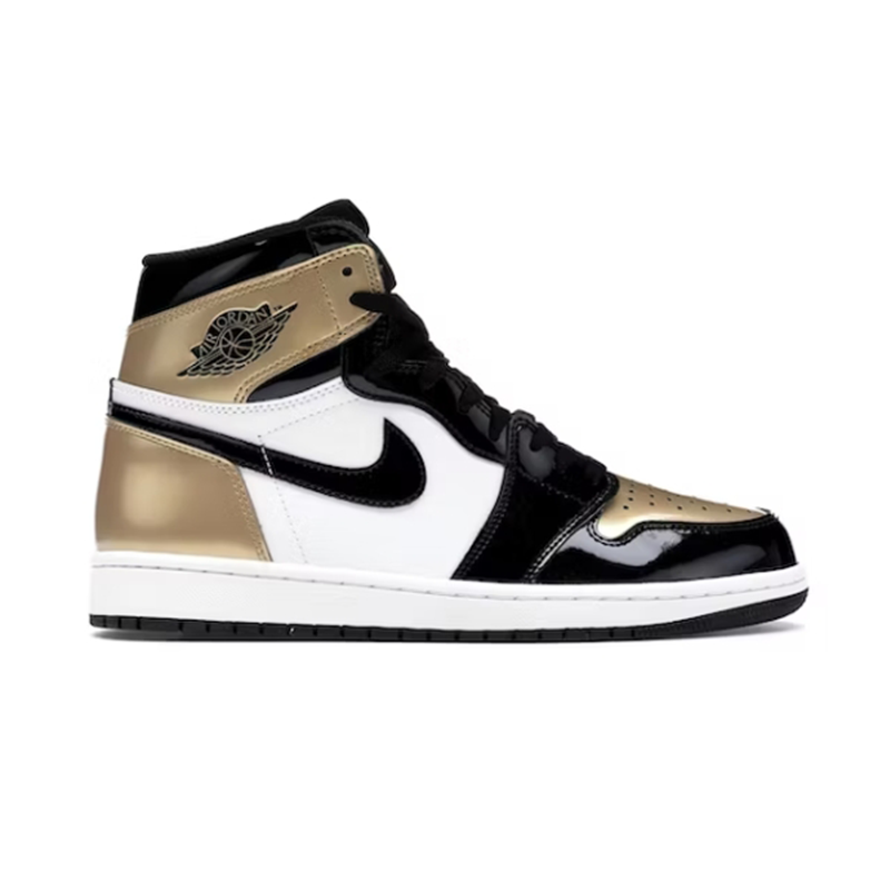 1 Retro High NRG Patent Gold Toe