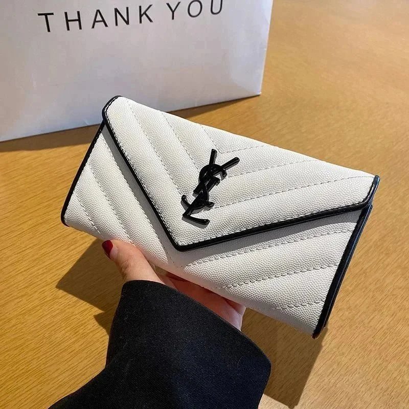 Saint Laurent Monogram Long Flap Wallet