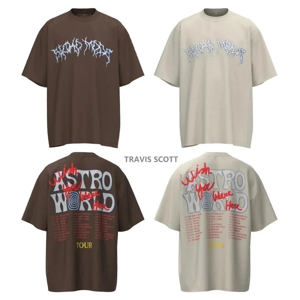 Tra*vis Sc*ott印花短袖【正常发货中】非质量问题不退不换