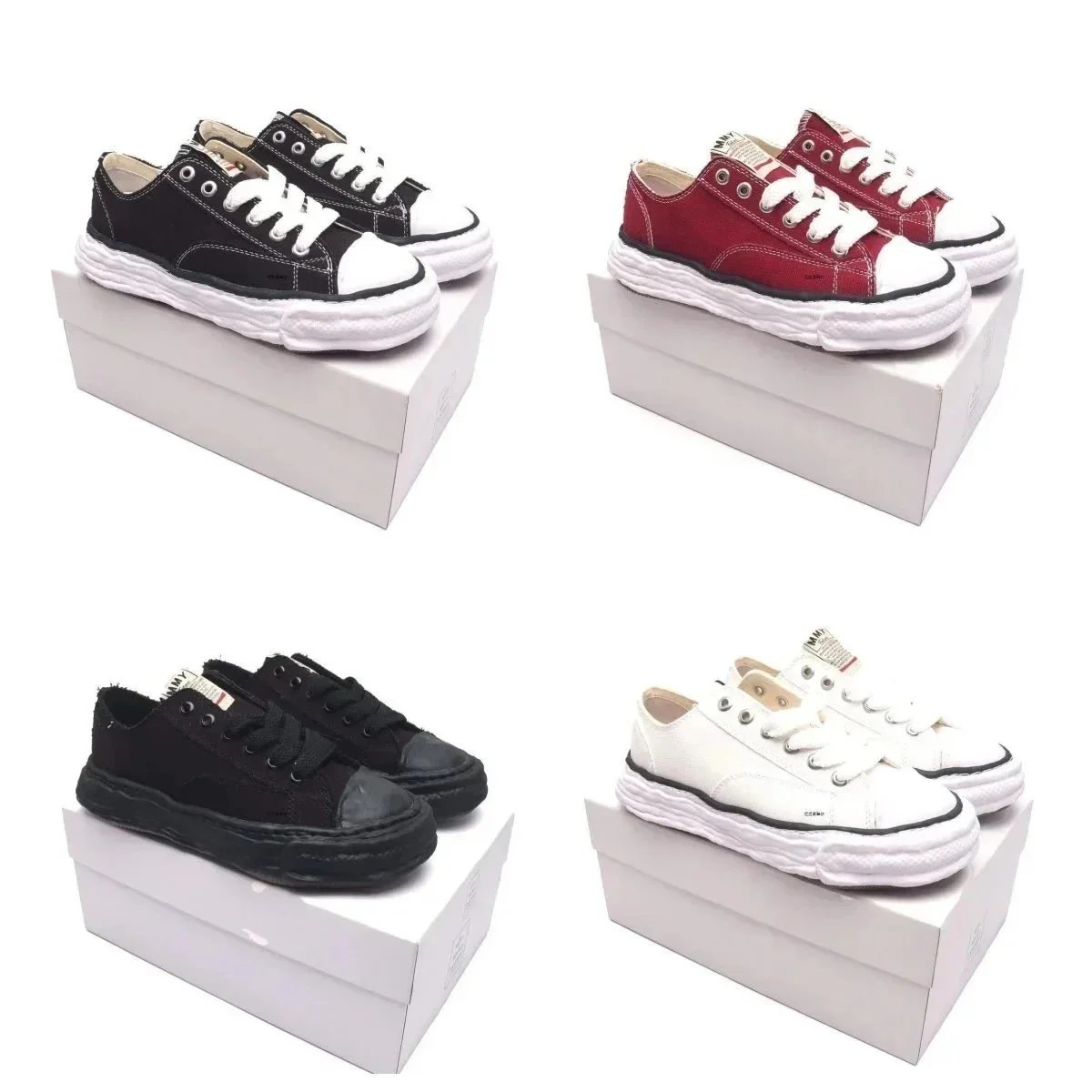 Maison Mihara Yasuhiro Original Sole Canvas Low Sneaker