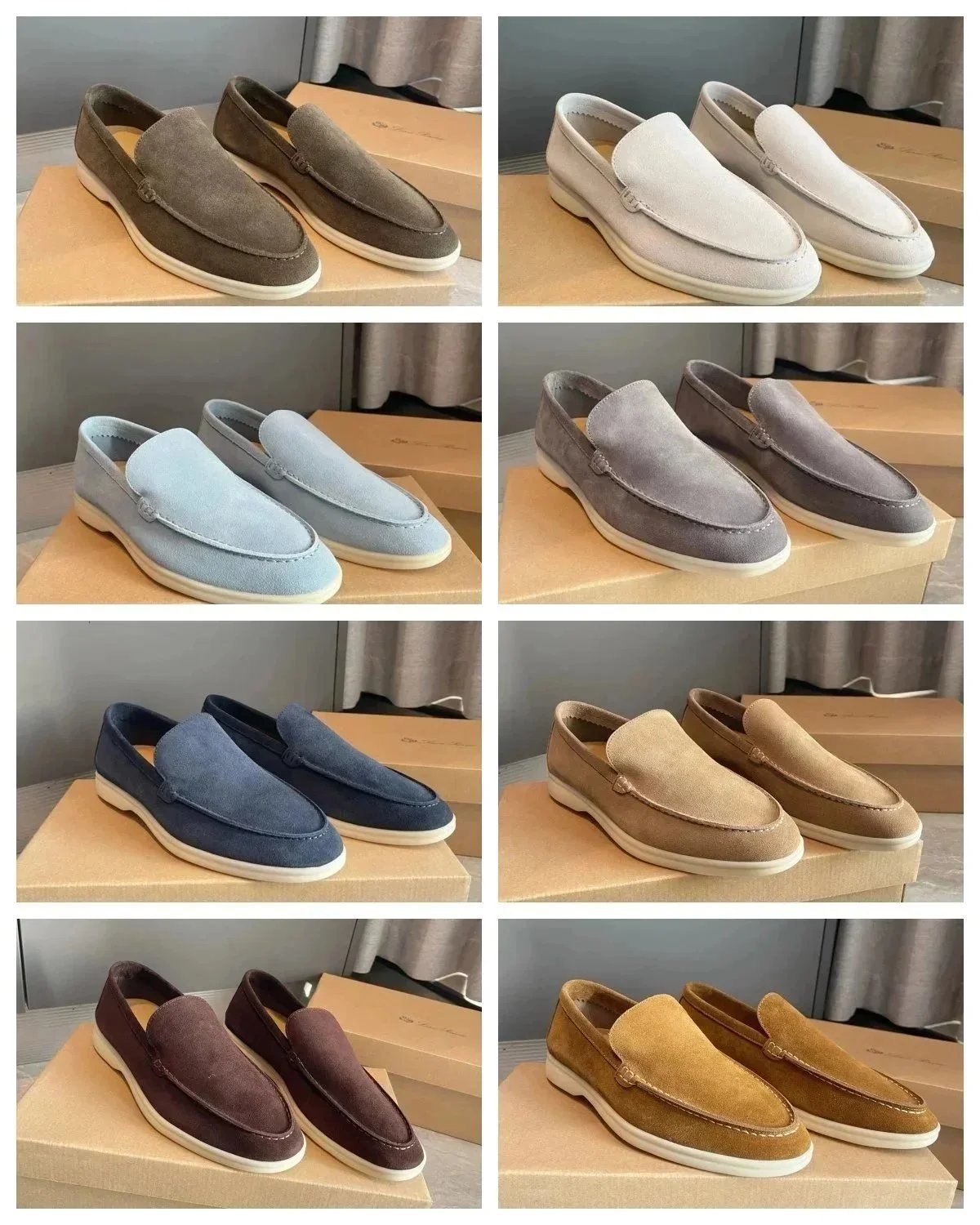 Palma Flex Men's Dress Shoes Premium Suede Loafers Slip-Ons for Men