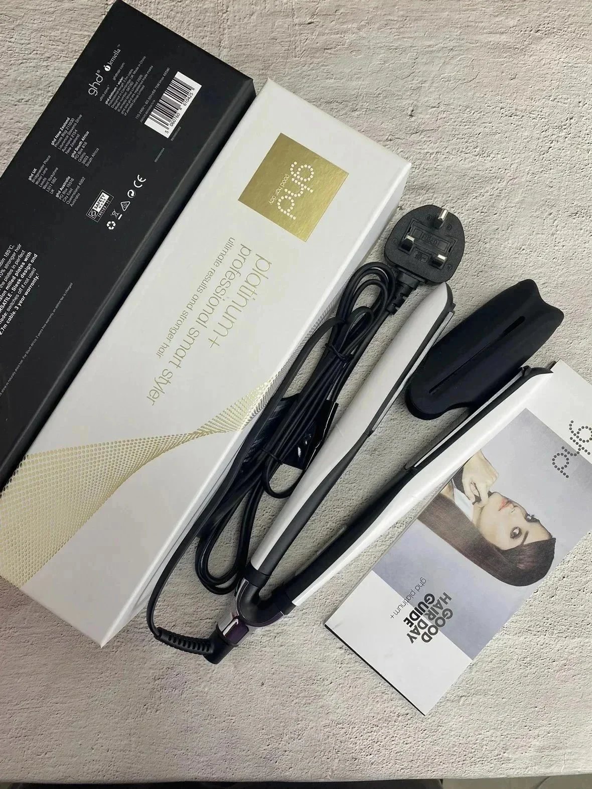 GHD platinum+ hair straightener