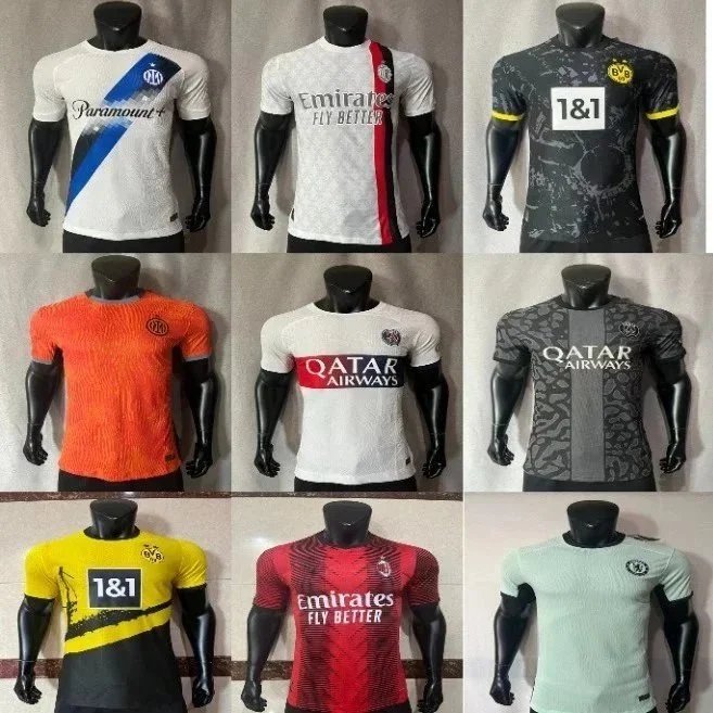 23-24利雅得巴黎C罗梅西足球衣AC国米俱乐部球员版主客场球衣批发