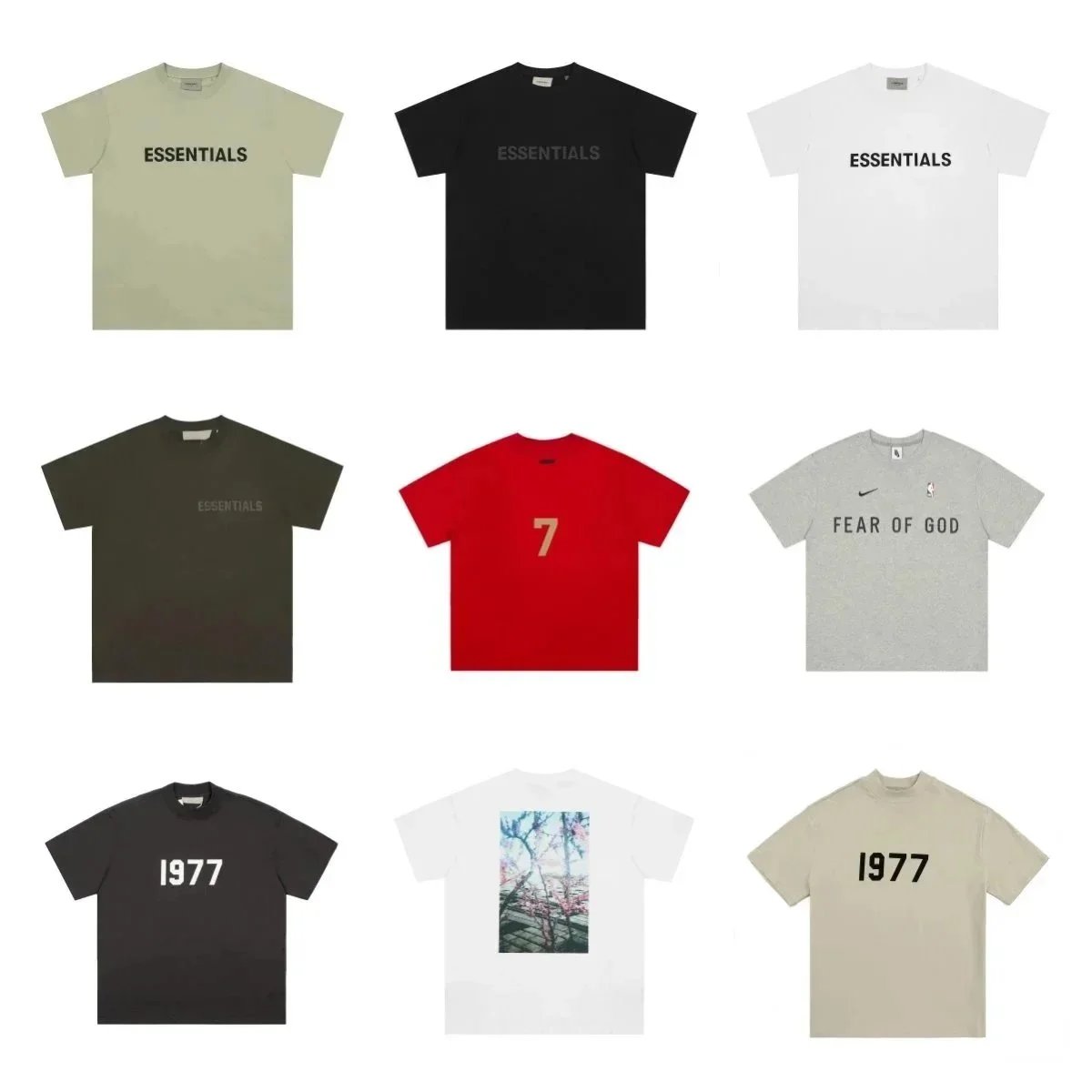 Fear of God Essentials 7 Logo Tee