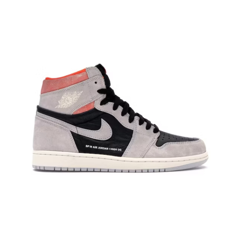 1 Retro High Neutral Grey Hyper Crimson