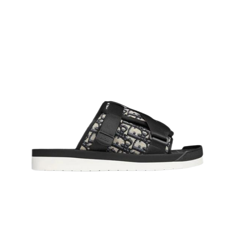 D*or Alpha Oblique Slippers Black