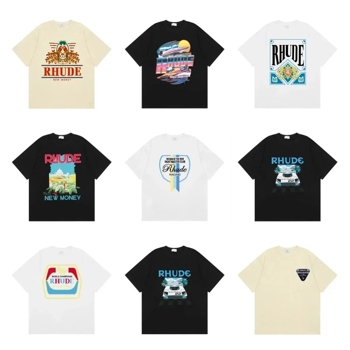 韩版潮流时尚短袖L-001