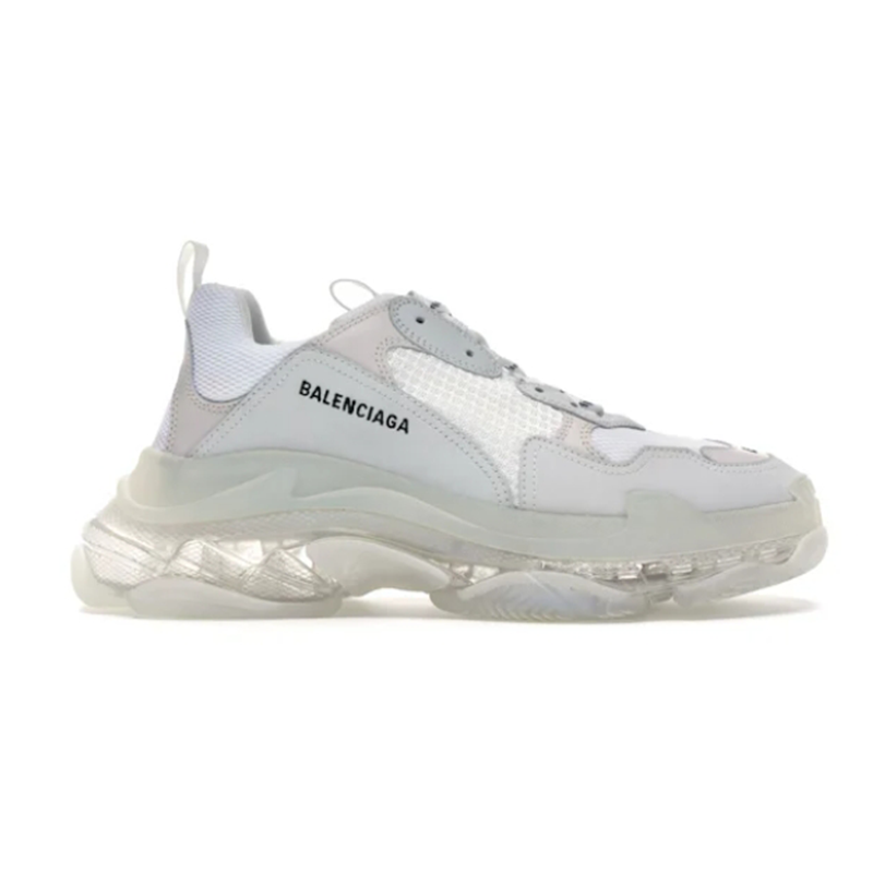Balenciaga Triple S White Clear Sole (Women's)