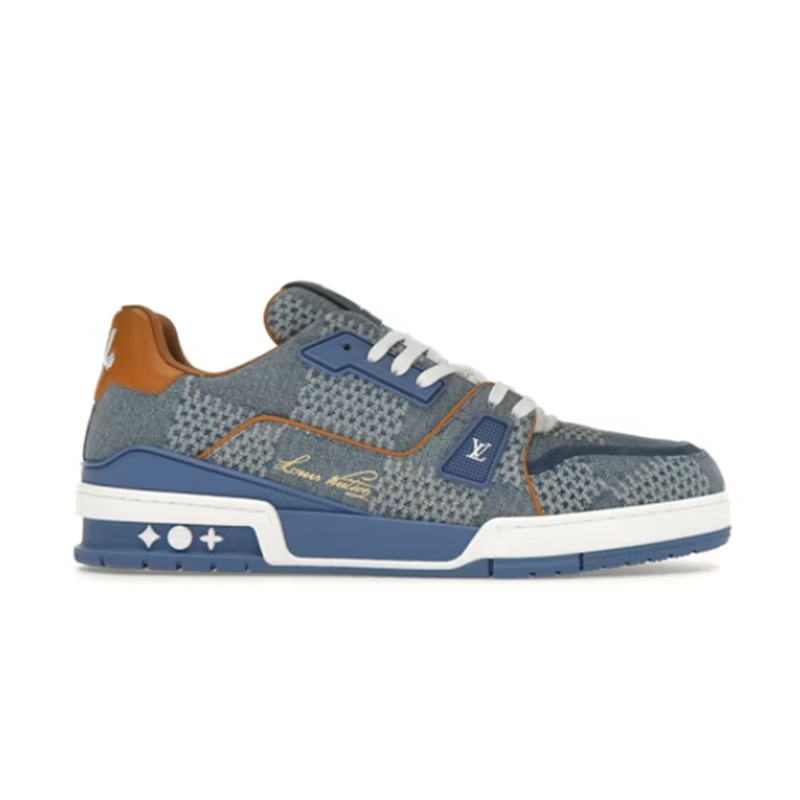 芯片 Trainer Blue Damier 3D Denim