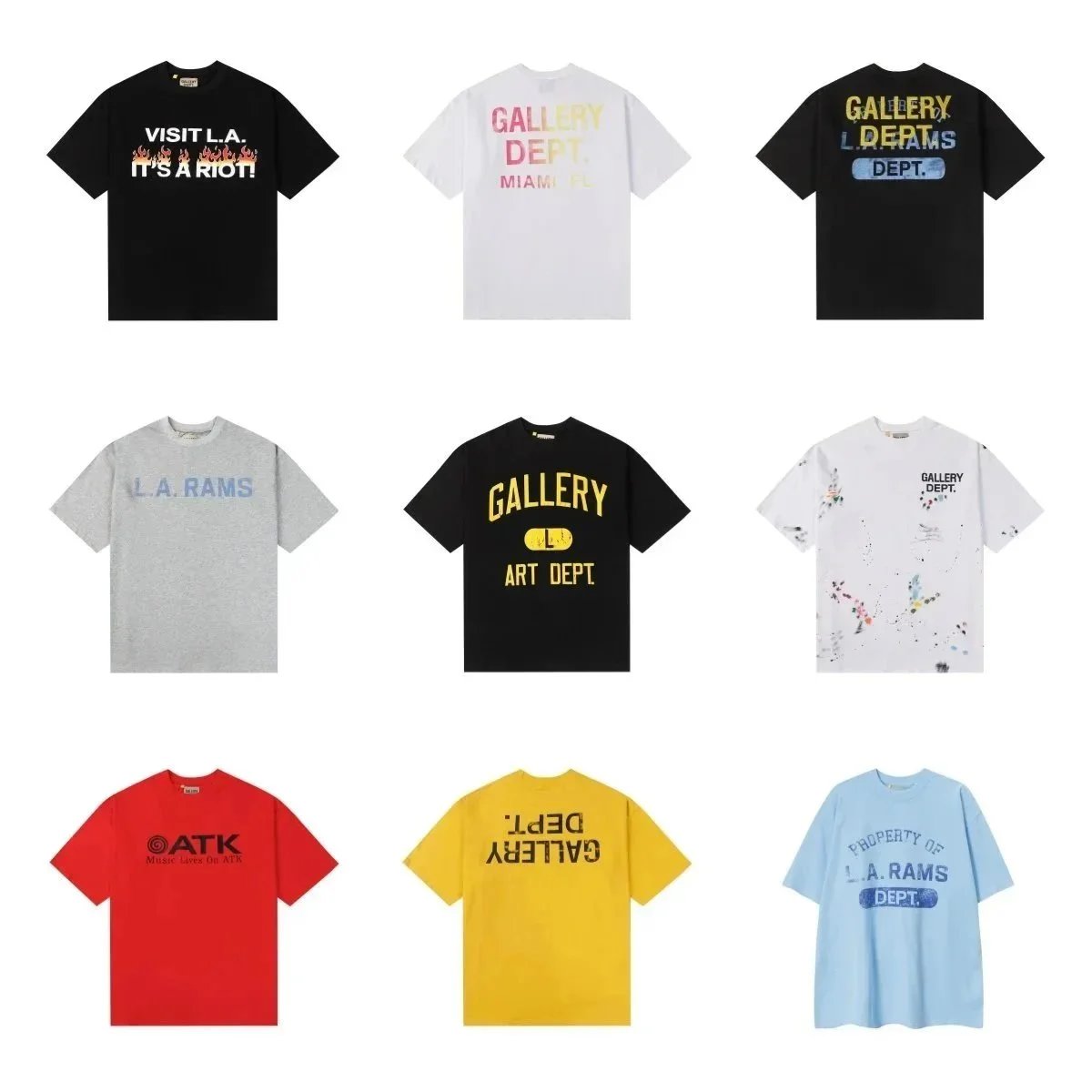 休闲百搭时尚短袖L-001