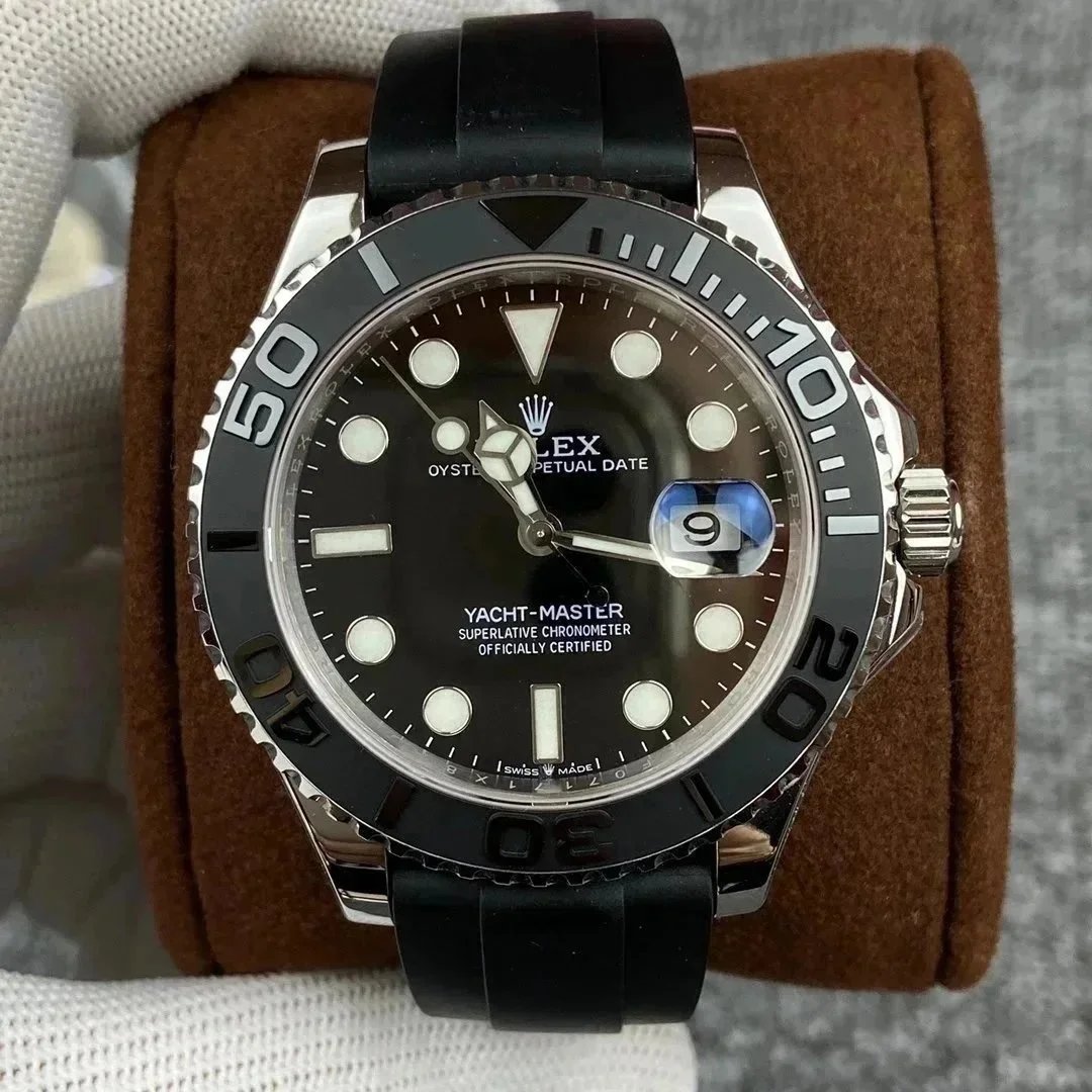 NEW ROLEX YACHT MASTER 226659-0002 YACHT BLACK